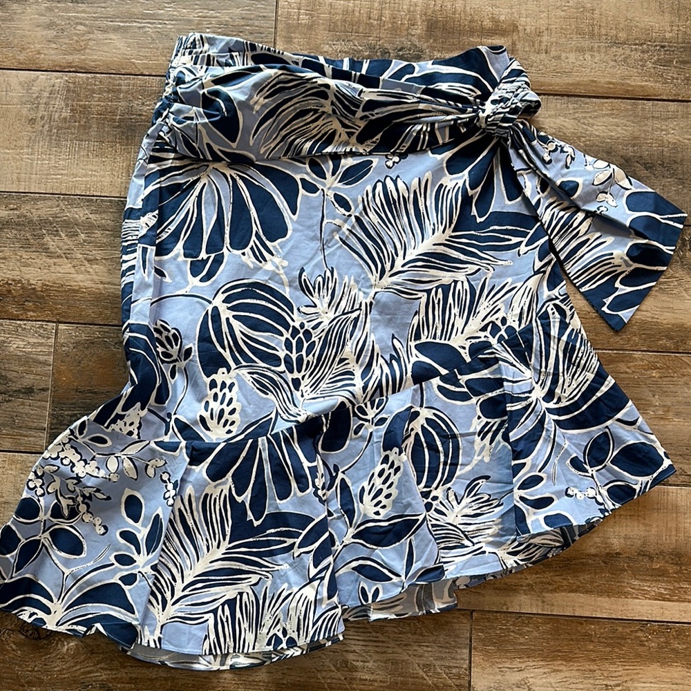 NATORI‎ ASYMMETRIC RUFFLE SKIRT